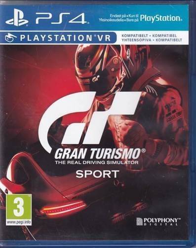 Gran Turismo Sport - PS4 - Playstation VR (B Grade) (Genbrug)