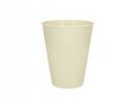 (ComputerSalg) Kaffebæger Verive flergangs 355ml Ø90mm PP Hvid,12 ps x 25 stk/krt