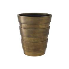 Apex planteringslåda antik mässing - Guld (Ø: 44,5 x H: 51,5 cm)