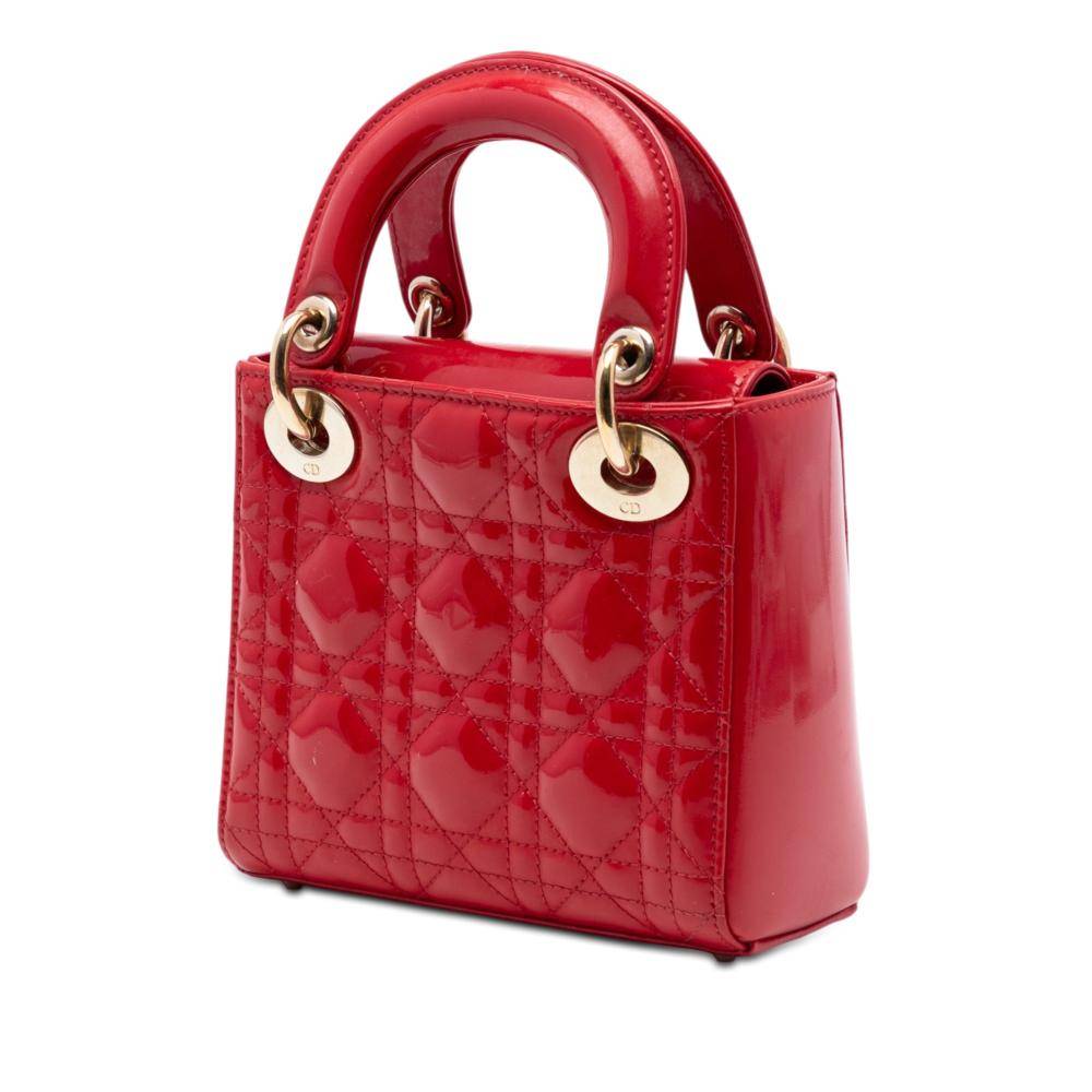 Dior Vintage Dior Lady Dior L 15cm x W 17cm x D 7cm - Håndtasker hos Magasin.