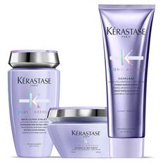 Kérastase Blond Absolu Ultra Violet Shampoo, Masque and Conditioner Trio