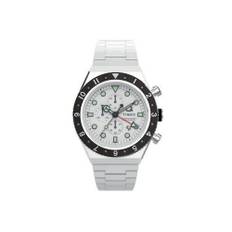 [TIMEX] Watch Timex Q GMT Chronograph White Dial Stainless Steel Quartz Quartz 40MM Watch TW2V69900 Men's Silver