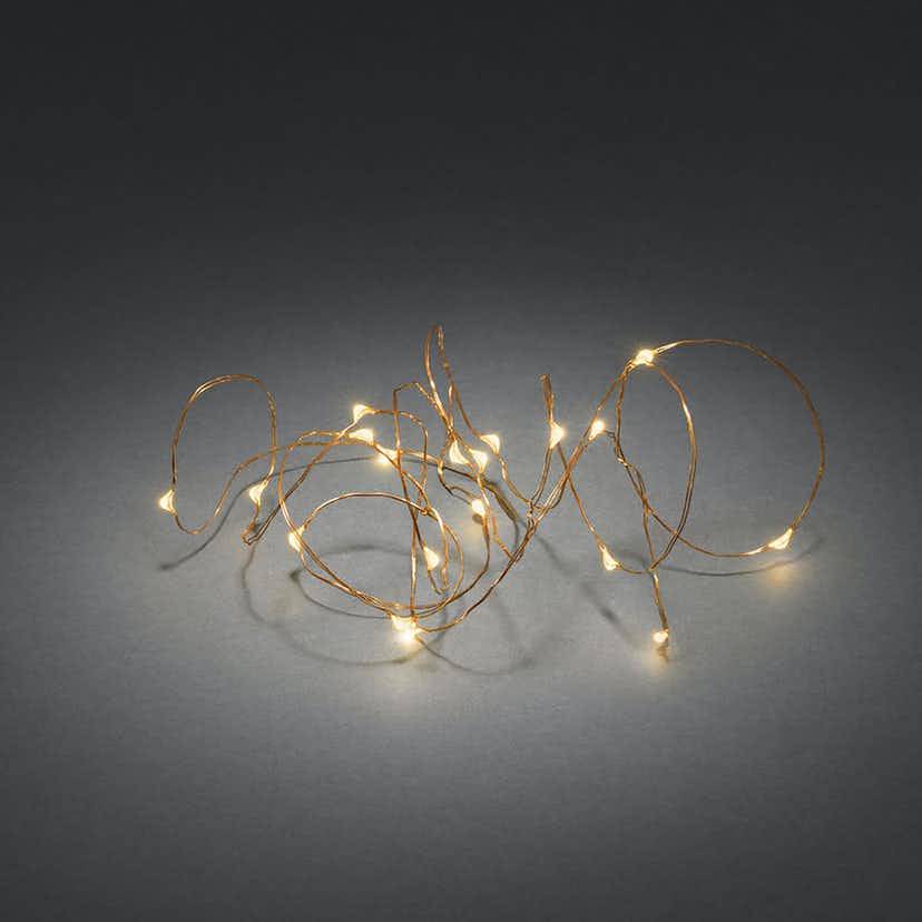 Ljusslinga Gnosjö Konstsmide Micro-LED med Timer