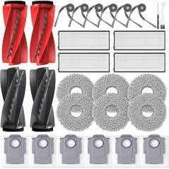 Roborock Qrevo Curv/Edge/S5V tilbehørssæt – 26 dele.
