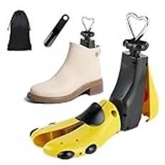 Tigcent Skoblock, unisex, stövelspännare med skohorn, 4-vägs skosträckare, skotänjare, justerbar längd och bredd, 37-43