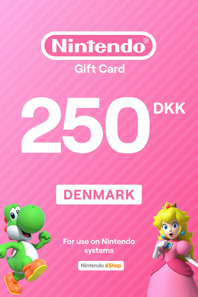 Nintendo eShop 250 DKK Gift Card (DK) - Digital Code.
