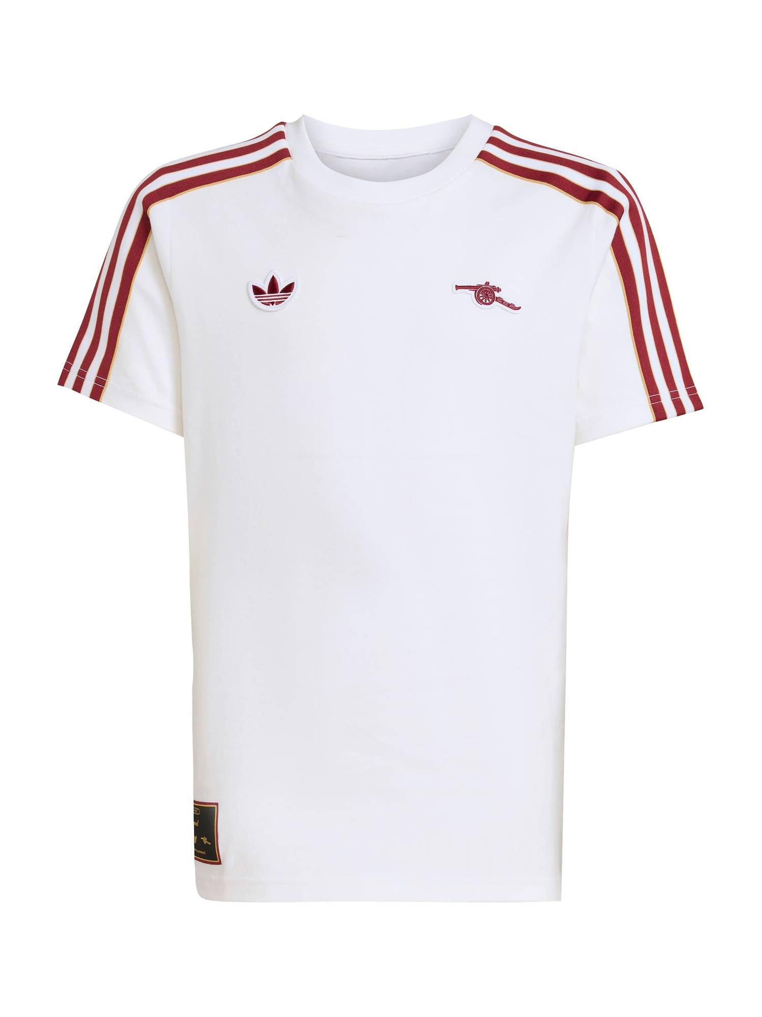 ADIDAS ORIGINALS T-shirt 'Arsenal Terrace Icons' mörkröd / vit