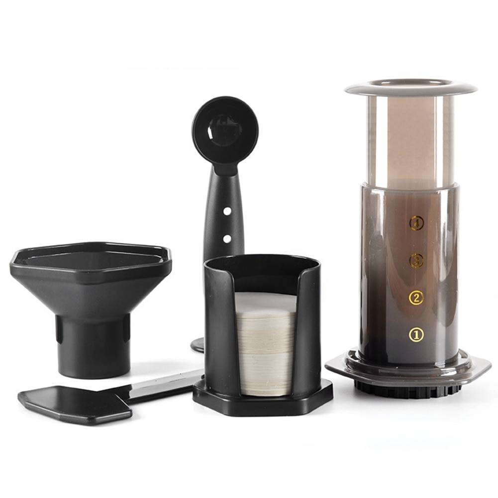 Espressomaskin handpress kaffemaskin hushålls mini manuell kaffebryggare presskopp kapsel pulver kaffemaskin verktyg
