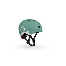 Scoot & Ride Reflective Cykelhjelm - Forest - XXS-S