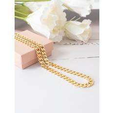 Friihof+Siig Bold Chain Pantzer halskæde forgyldt - | Modetøj til kvinder hos Online-mode