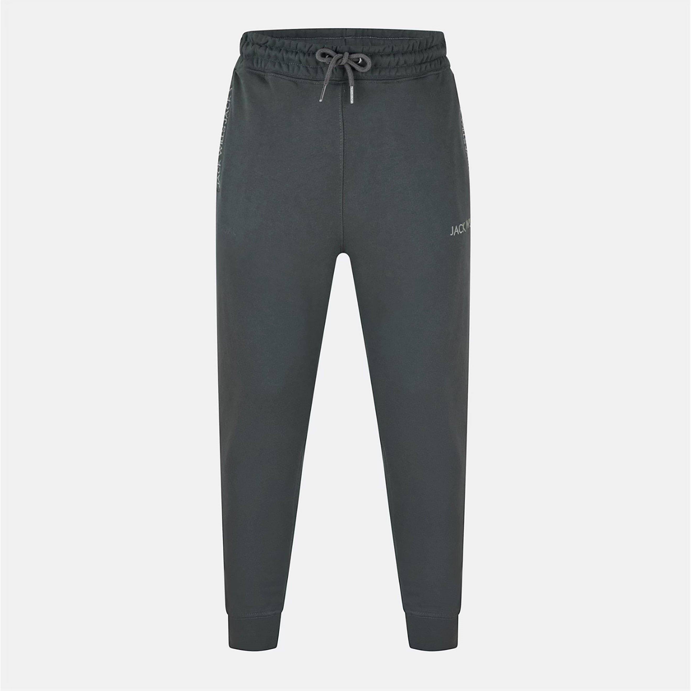 Jack Wills Kids' Jacquard Closed Hem Fleece Joggers