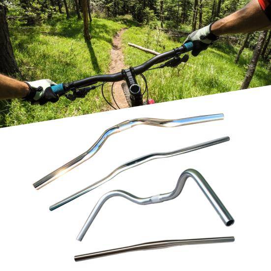 Styrestag Antioxidation Ultralätt aluminiumlegering 22,2x580 mm Sväljformat styre för cykling gray
