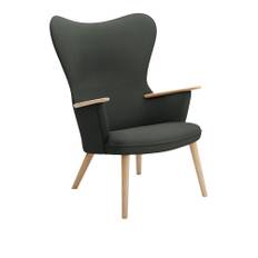 Carl Hansen - CH78 Fåtölj, Klarlackad Ek, Tyggrupp 3 Fiord 0991 - Lænestole - Hans J. Wegner