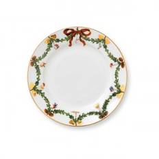 Royal Copenhagen Stjerne Riflet Jul tallerken - 19 cm
