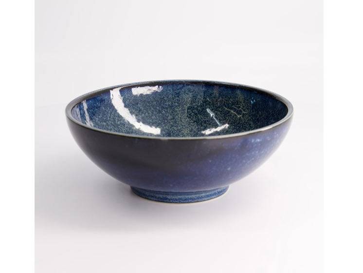 Cobalt Blue ramen skål 21.3 cm Japansk keramik - Sushiudstyr