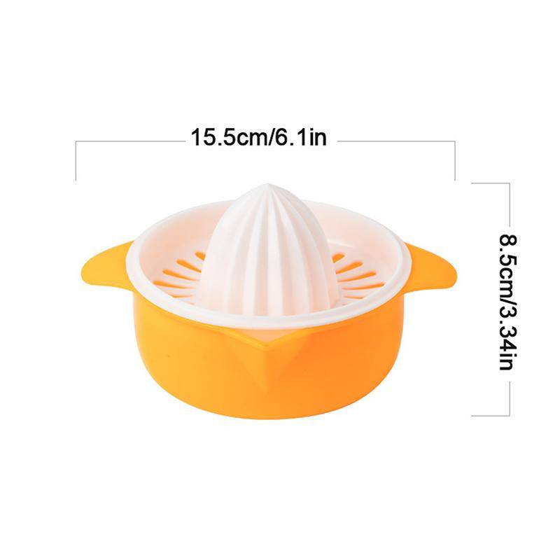 Orange Manuell Citronpress Mini Fruktpressar Trä Citronpress Bärbar Handpress Citrusjuice Kökstillbehör