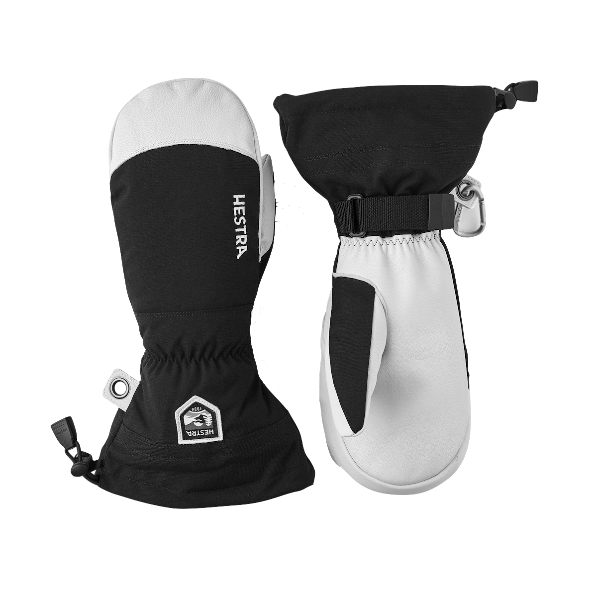 Hestra Army Leather Heli Ski Mitt Luffer.