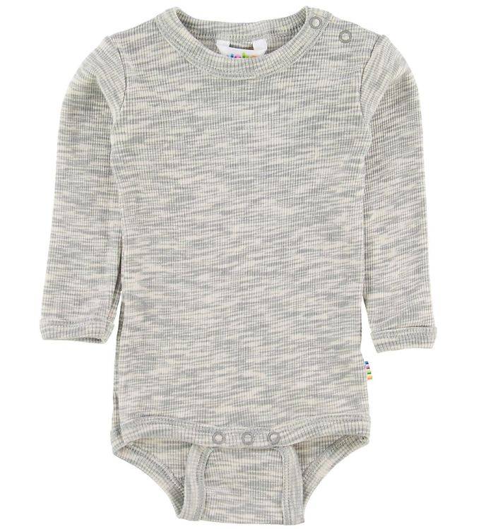 Joha Body l/ä - Gråmelerad - Joha - 50 - Body L/Ä