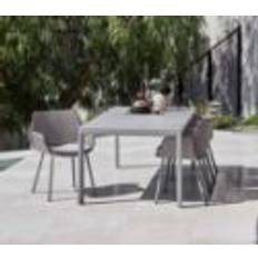 Cane-line Outdoor Drop Spisebord 200x100 cm - Light Grey/Fossil Grey Keramik