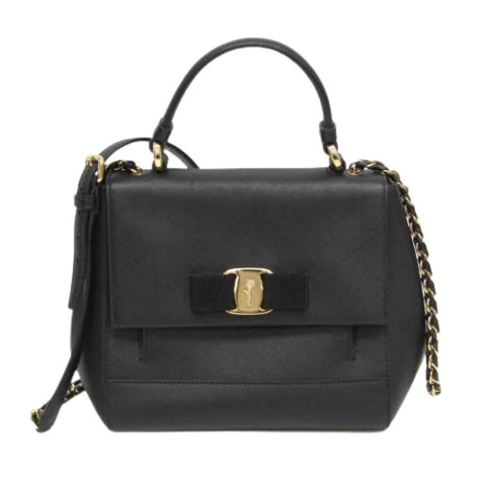 Salvatore Ferragamo Pre-owned - Pre-owned Ez-21 F570 Handväska Vintage - Dam - ONE Size - Läder