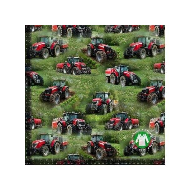 Økotex bomulds jersey, Traktor