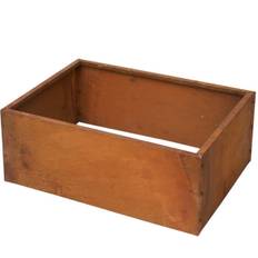 Lauvring Torino plantekasse - 80x60x30 - rust cortenstål
