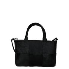ADAX Molino Braided Handbag Harper |Svart |One Size
