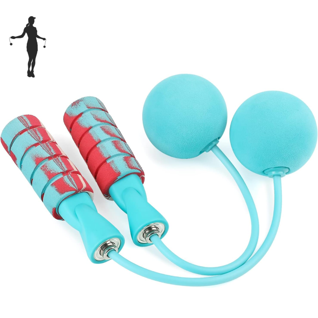 AdjustFit - Trådlös Vägledd Hopprep för Fitness - Blå