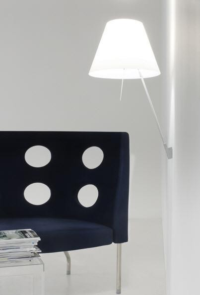 Costanza væglampe D13 a.i.f Luceplan - liquorice black / Uden tilbehør