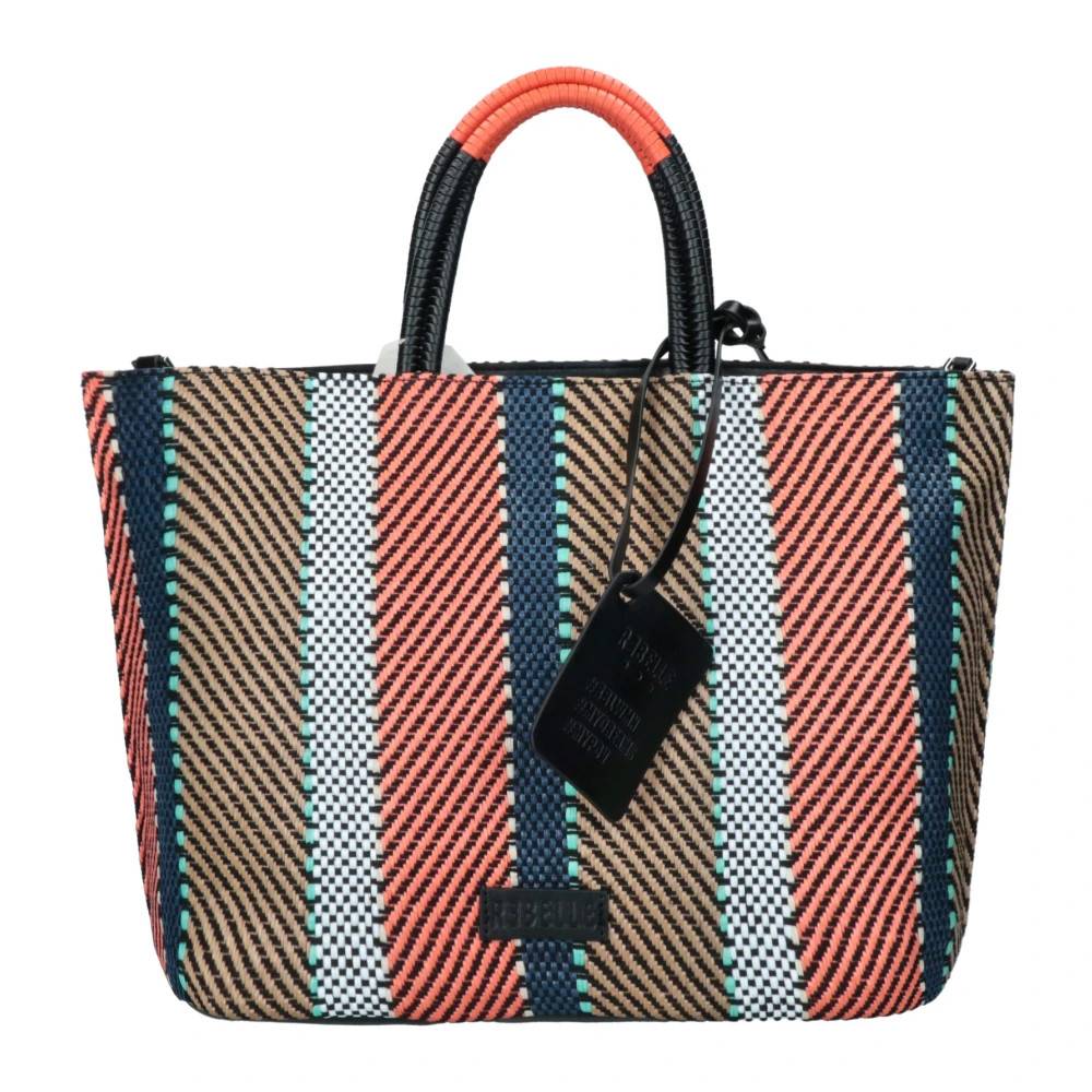 Rebelle Raphia Håndtaske Filippa Stil - Tasker - Dame - Flerfarvet - ONE SIZE -