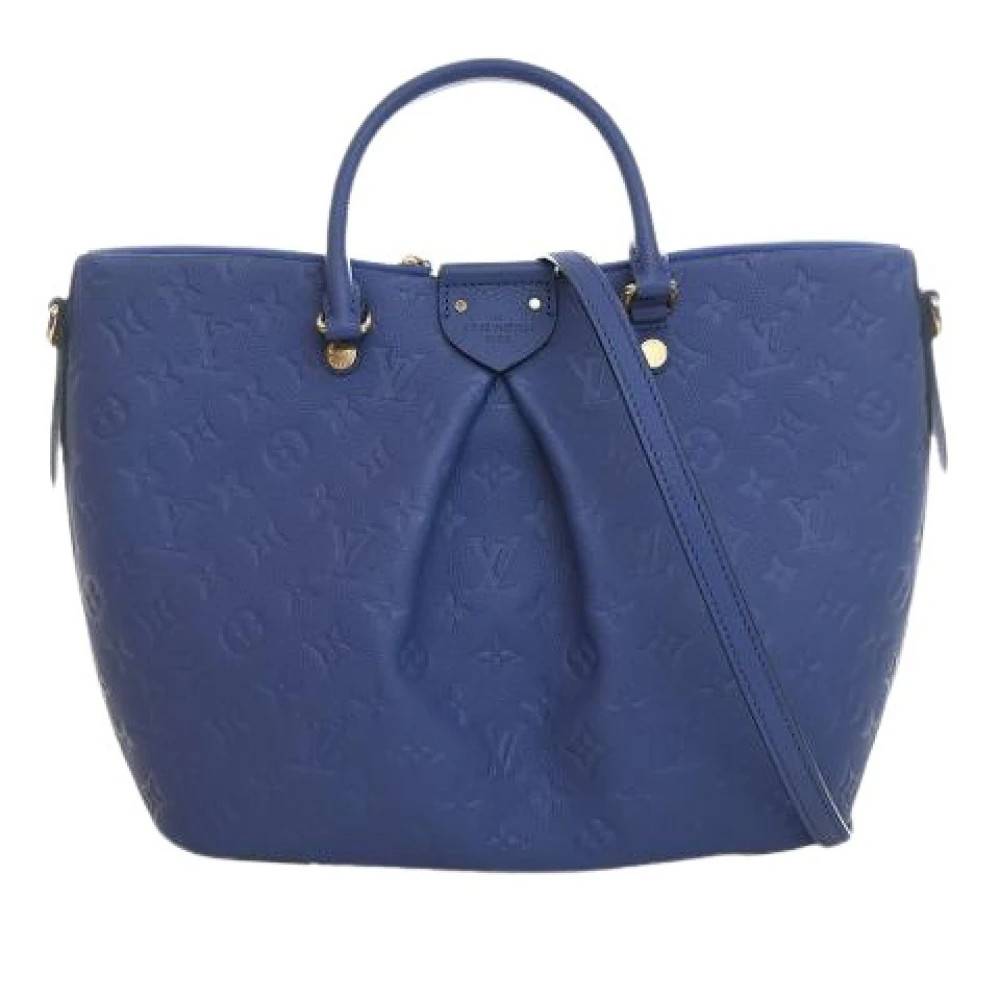 Louis Vuitton Vintage Pre-owned Mazarine MM - Vintage - Dame - Blå - ONE SIZE - Uld