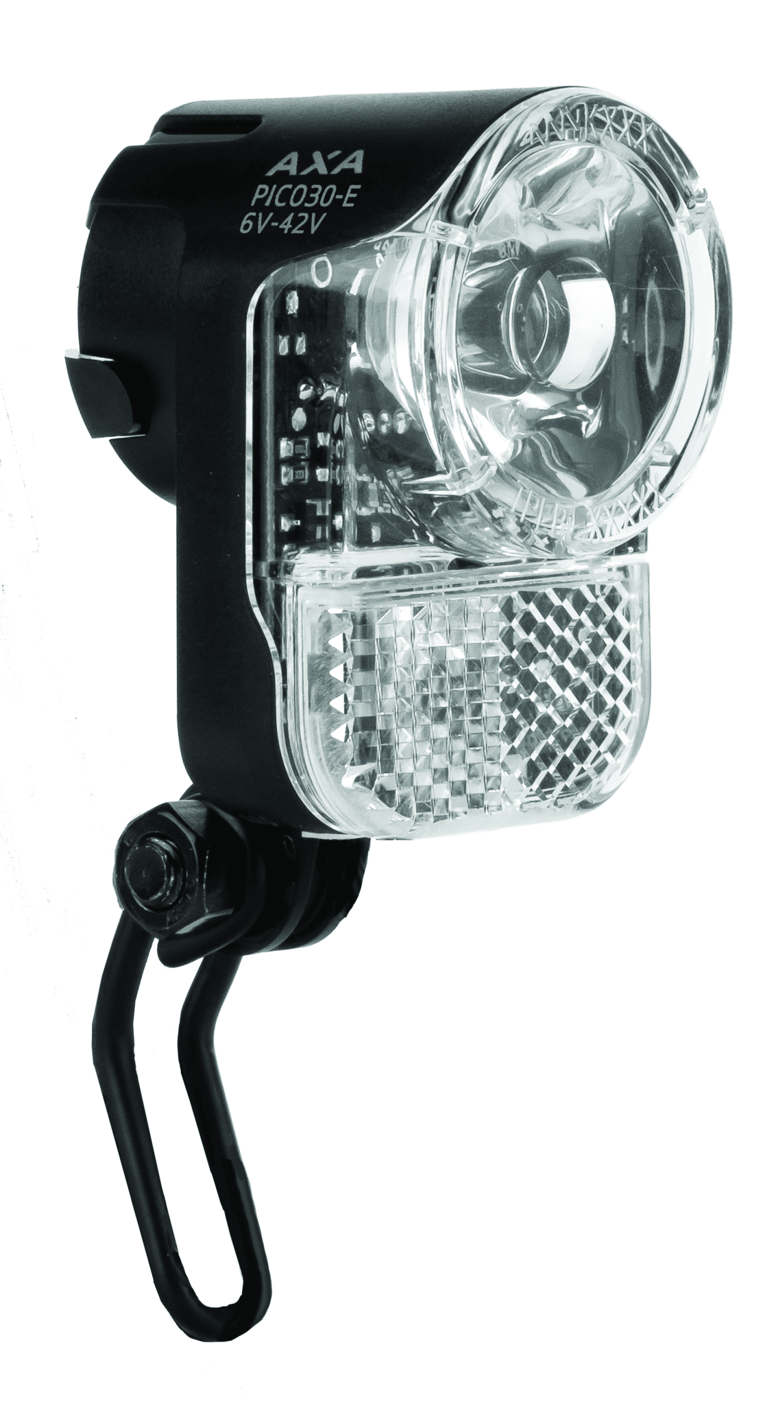 AXA Pico30-E Switch forlygte - dynamolygte 30 Lux med On/Off.