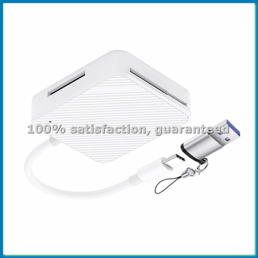 Multi-Function Phone OTG 4 in 1 Card Reader Type-C USB Smart Media M2 SD SM XD Memory Cards Reader Read Simultaneously-ABLL