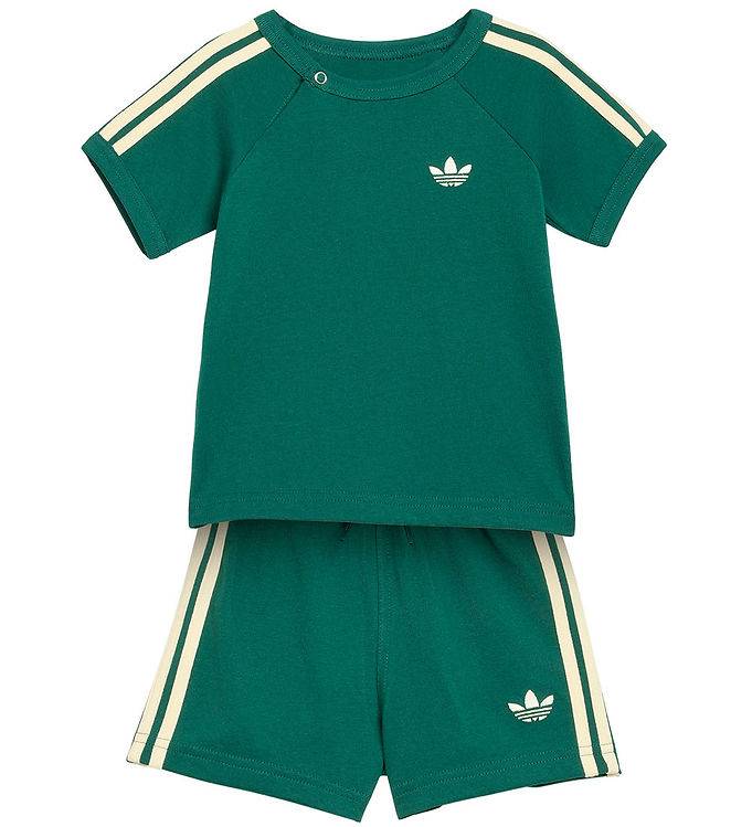 adidas Originals Shortsset - 3 S - Cgrön - adidas Originals - 1½ år (86) - Shorts