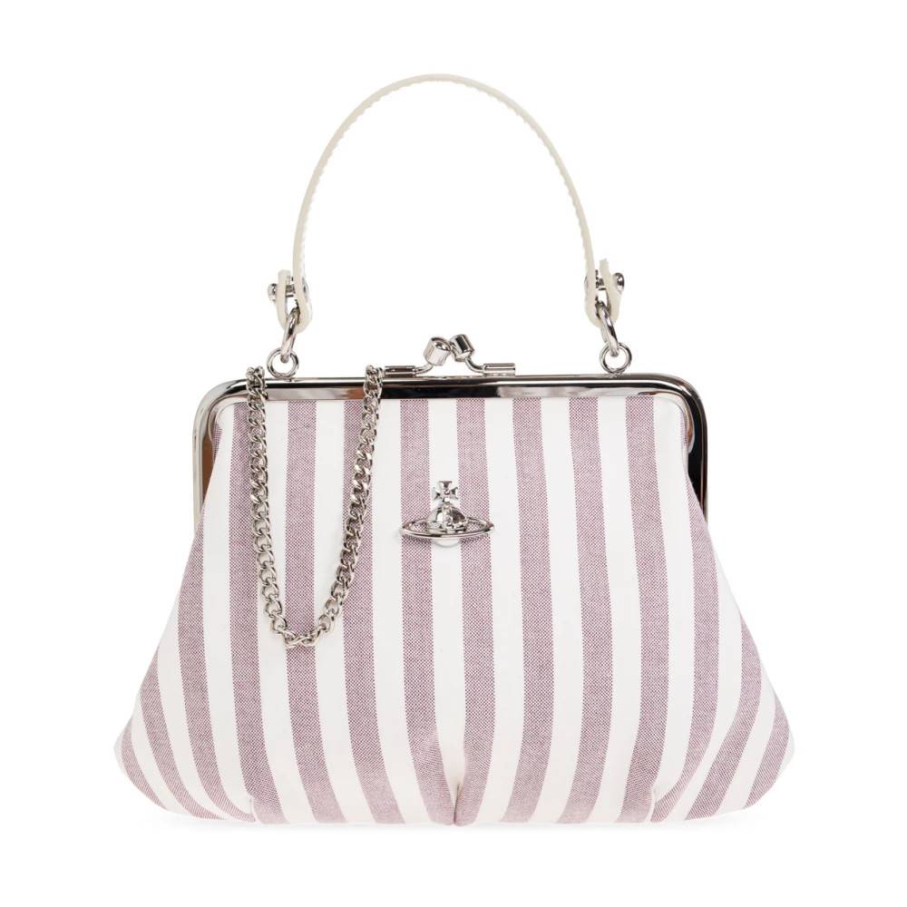 Vivienne Westwood Granny Frame Bag - Tasker - Dame - Lilla - ONE SIZE - Bomuld
