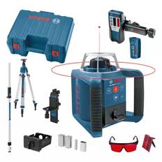 Bosch GRL 300 HV SET Professional Rotationslaser mit LR1, RC1, WM4, BT300HD und GR240 im Koffer (061599403Y)