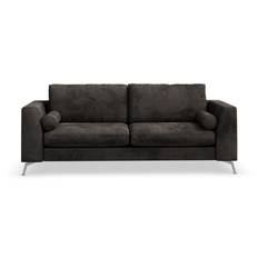 Scandinavian Choice Ocean Lyx 3-sits Soffa - Mörkgrå/Sammet Sammetssoffa Mörkgrå Sammet