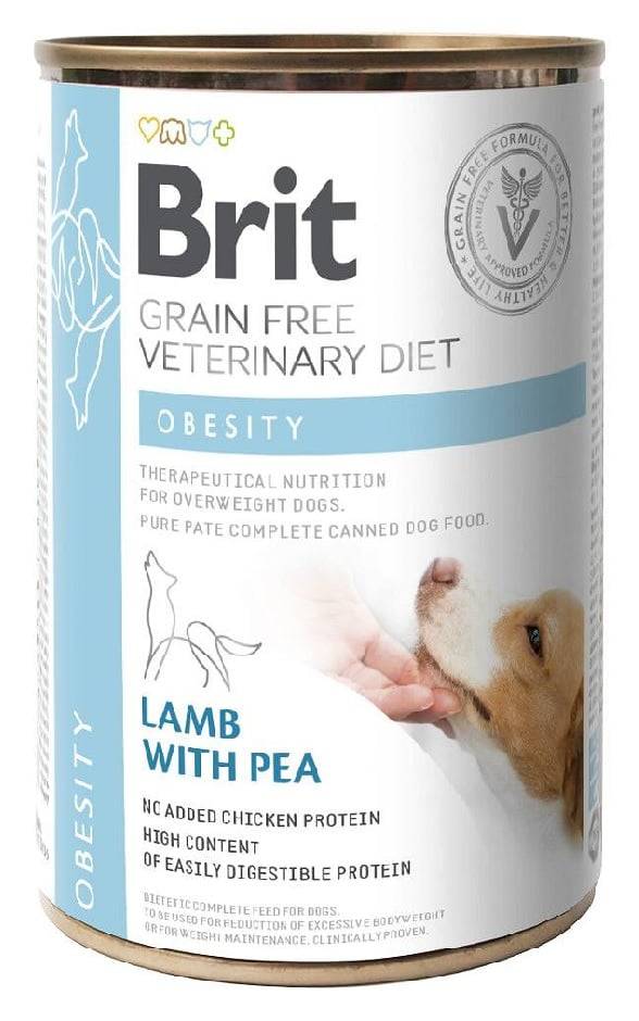 BRIT Veterinary Diet Obesity Lamb&Pea 400 g