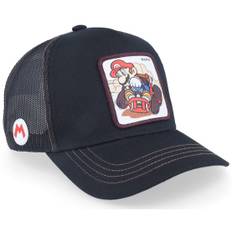 Capslab - Svart trucker Keps - Super Mario Kart Mario Black Trucker @ Hatstore