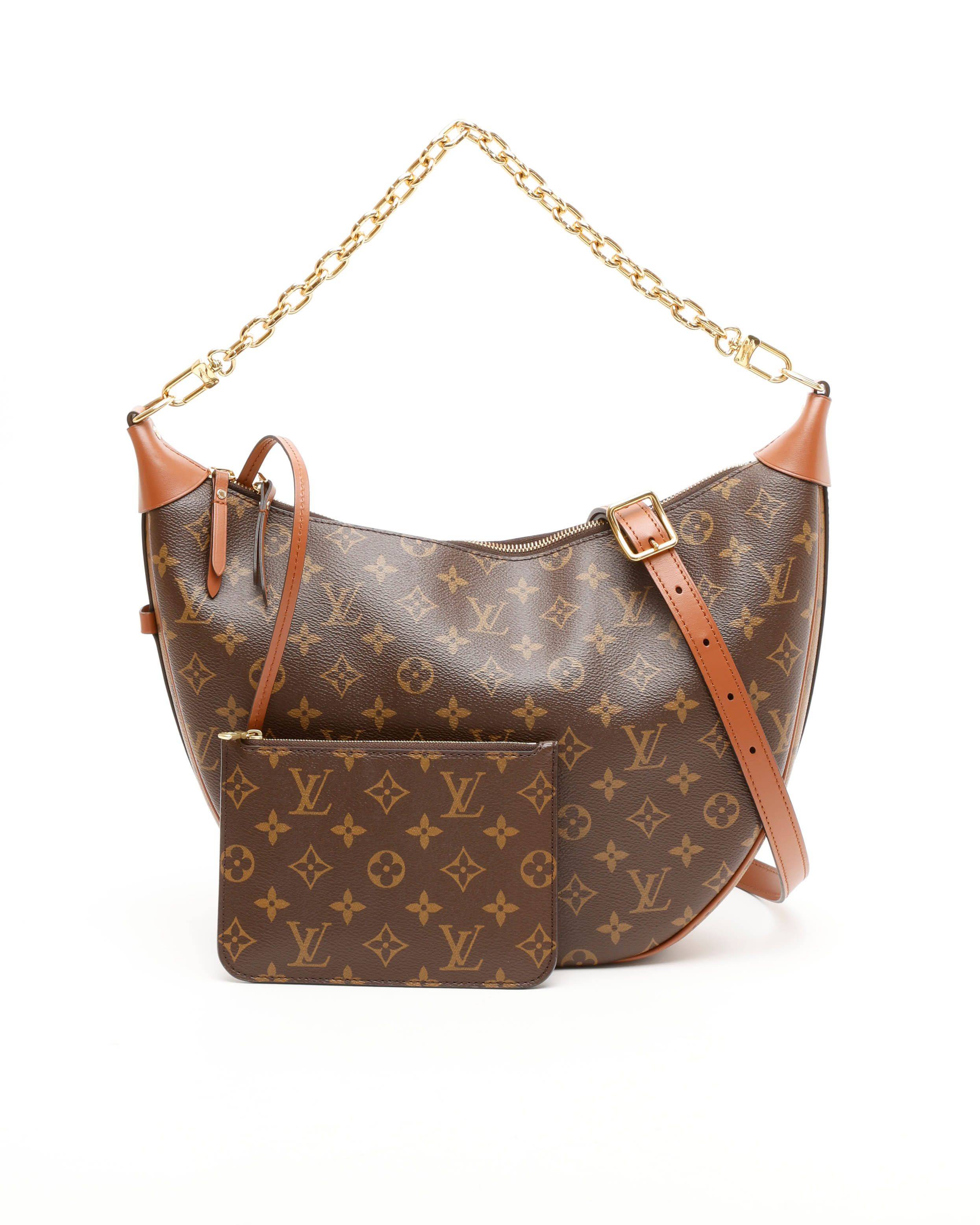 Louis Vuitton Monogram Reverse Loop Hobo Bag - Brown (One Size)