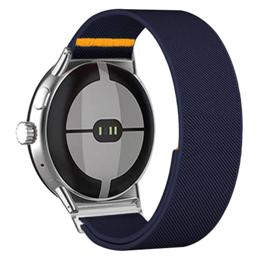 Google Pixel Watch 3 45 mm Klockarmband i nylon - mörkblå