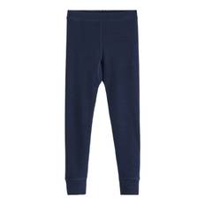 LINDEX Longjohns Merino Wool Solid |Blue |122/128