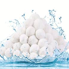 TEMU Pool Filter Balls, Reusable Fiber Filter Balls Replace Pool Filter Sand For Swimming Pool Sand Filters