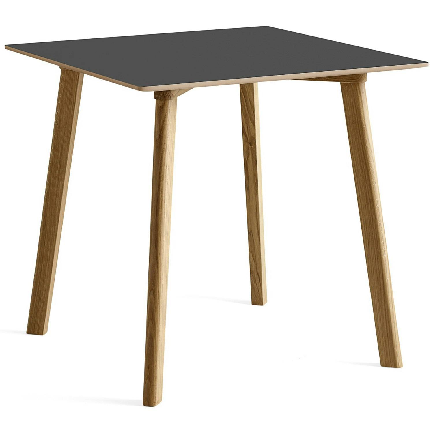 Hay Cph Deux 210 2.0 Bord 75x75 Cm / Vandbaseret Lakeret Eg - Spisebord & Barbord Laminat Stone Grey - AE843-A321-AR36.