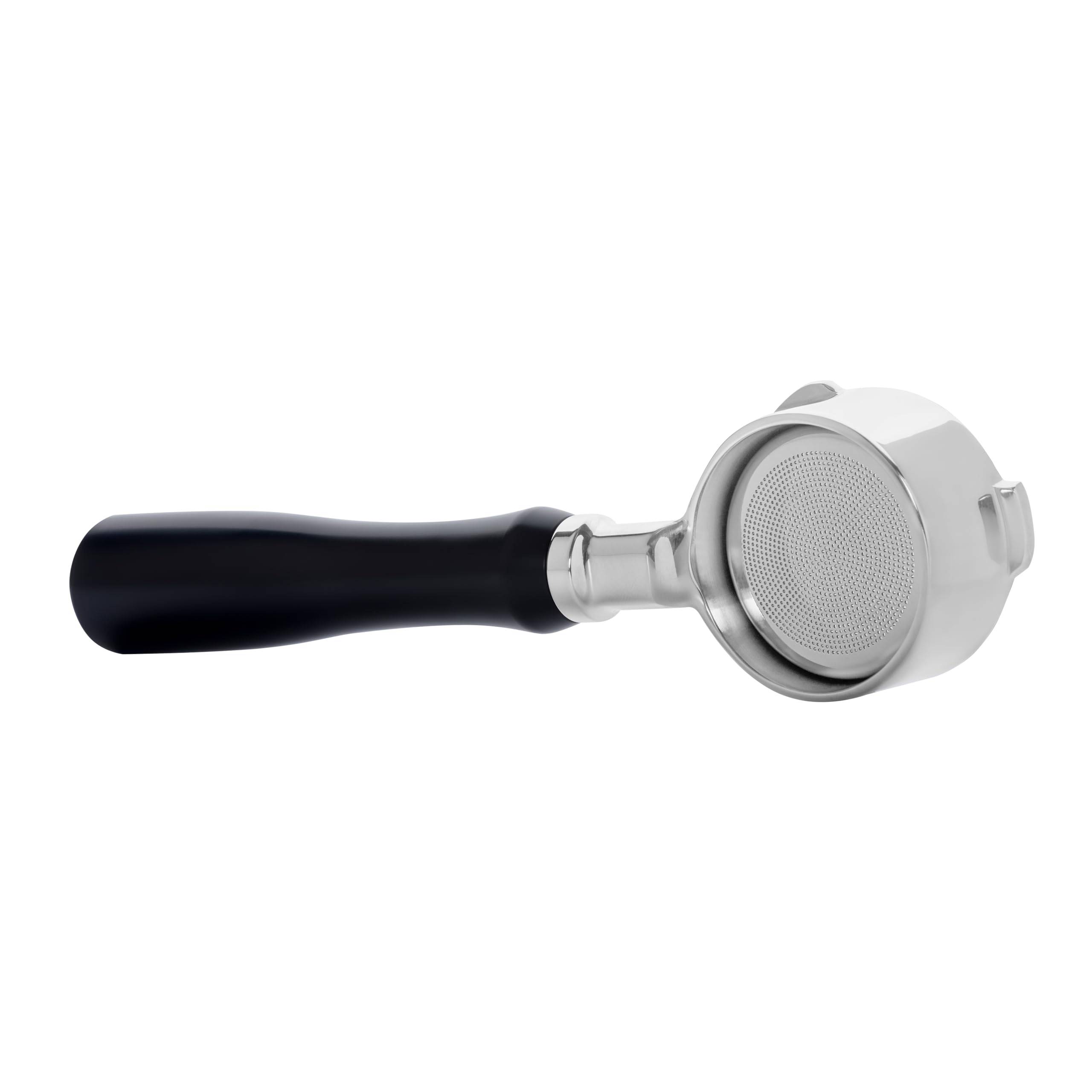 La mellow Bottomless Portafilter, 51mm, for DeLonghi EM450, Precision Filter Basket, Non-Pressurized, Classic Espresso, Fine Powder Control, Ergonomic