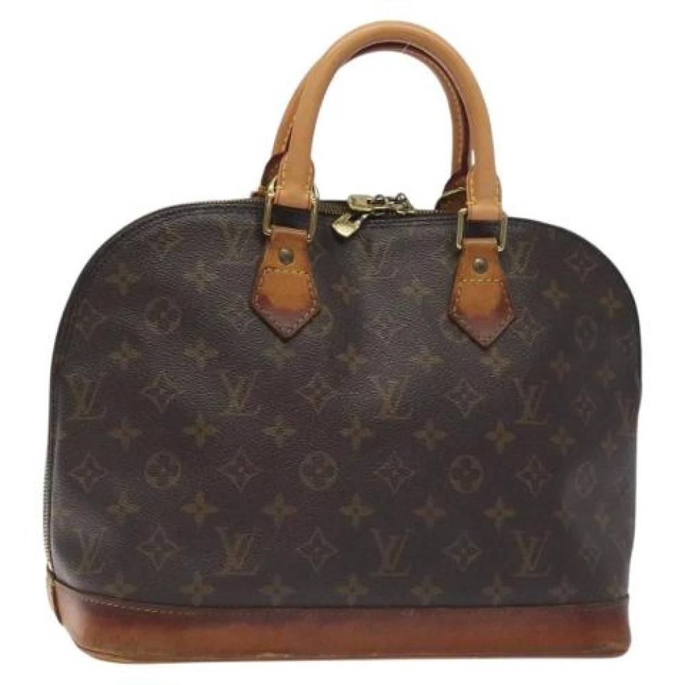 Louis Vuitton Vintage Pre-owned canvas håndtasker - Vintage - Dame - Brun - ONE SIZE - Tyl