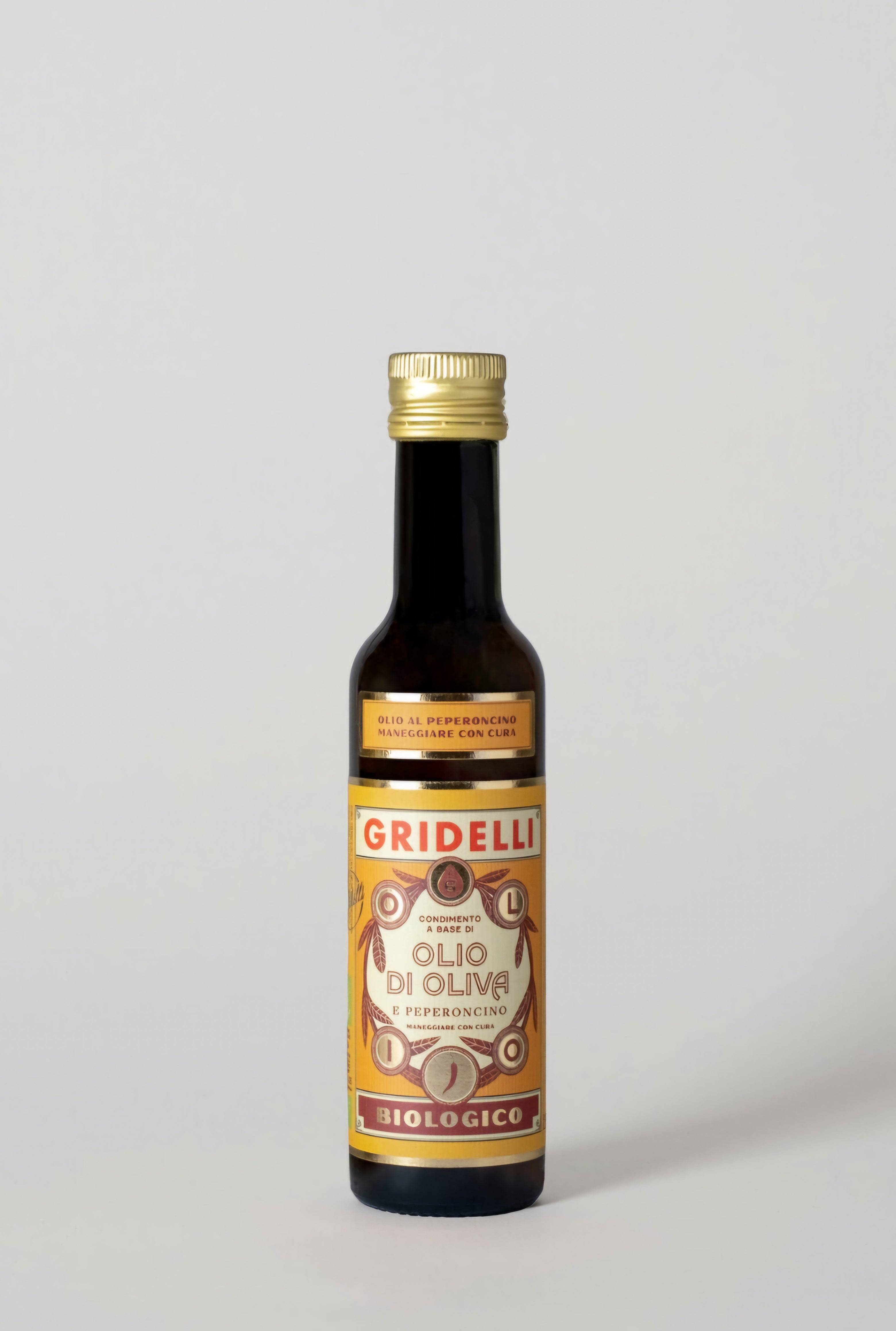 Gridelli - Olio Di Oliva E. Peperoncino, Peberolie, 250 ml.