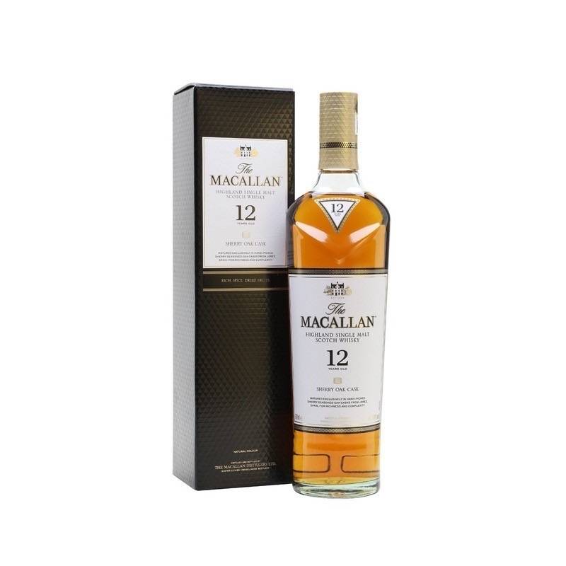The Macallan 12 Years Sherry Oak 40%.