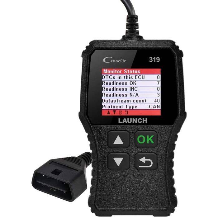 CR319 Scanner Auto Diagnostic OBD2 - EOBD-Can pour Lire et Effacer Les Codes d\u2019Erreur du Moteur, Testeur d'EVAP et de Cap[14]