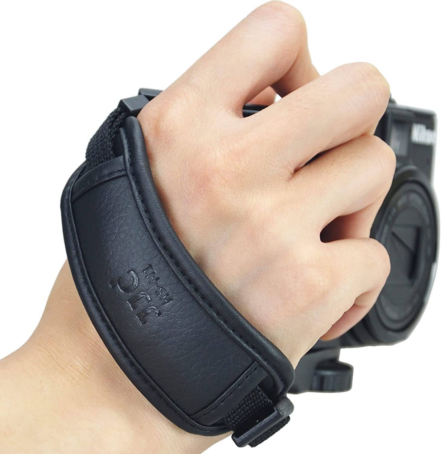 JJC Camera Handle Camera Wrist Strap with Adjustable Drop Prevention for Canon EOS R6 Mark Nikon ZR Zf Zfc Zfc Z7 II Z6 II Z5 Z50 Z7 Z6 Z30 D780 D3500